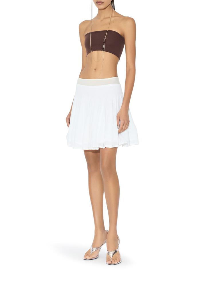 Alaia SKATER SKIRT IN THIN KNIT