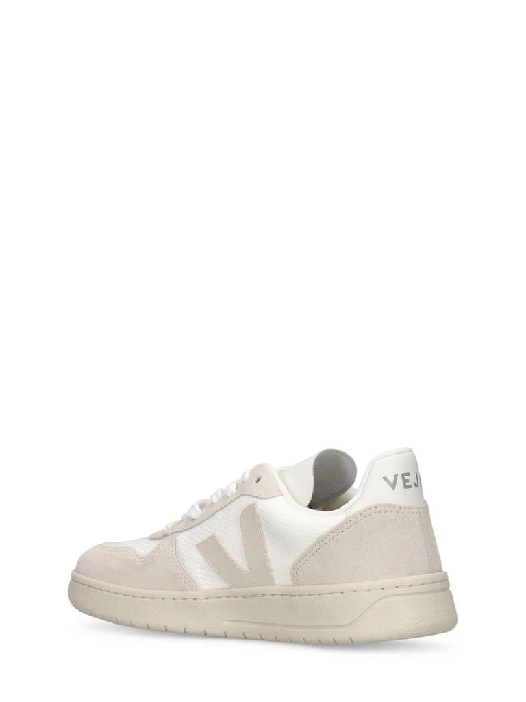 Veja V-10 Leather & Mesh Sneakers 3
