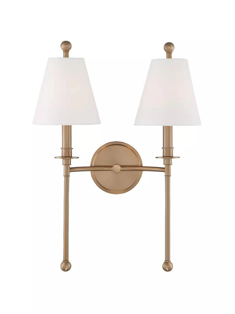 Crystorama Riverdale 2-Light Wall Mount 1