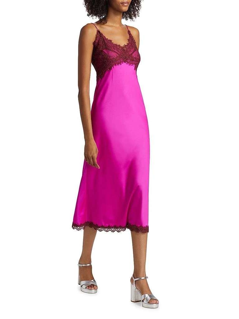 chinese dress ladies 1930s Silk and French Lace Slip Dress [med/lrg] – Demetra Vintage