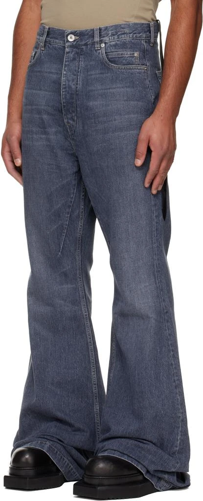 Rick Owens Blue Concordians Bolan Bootcut Jeans 4