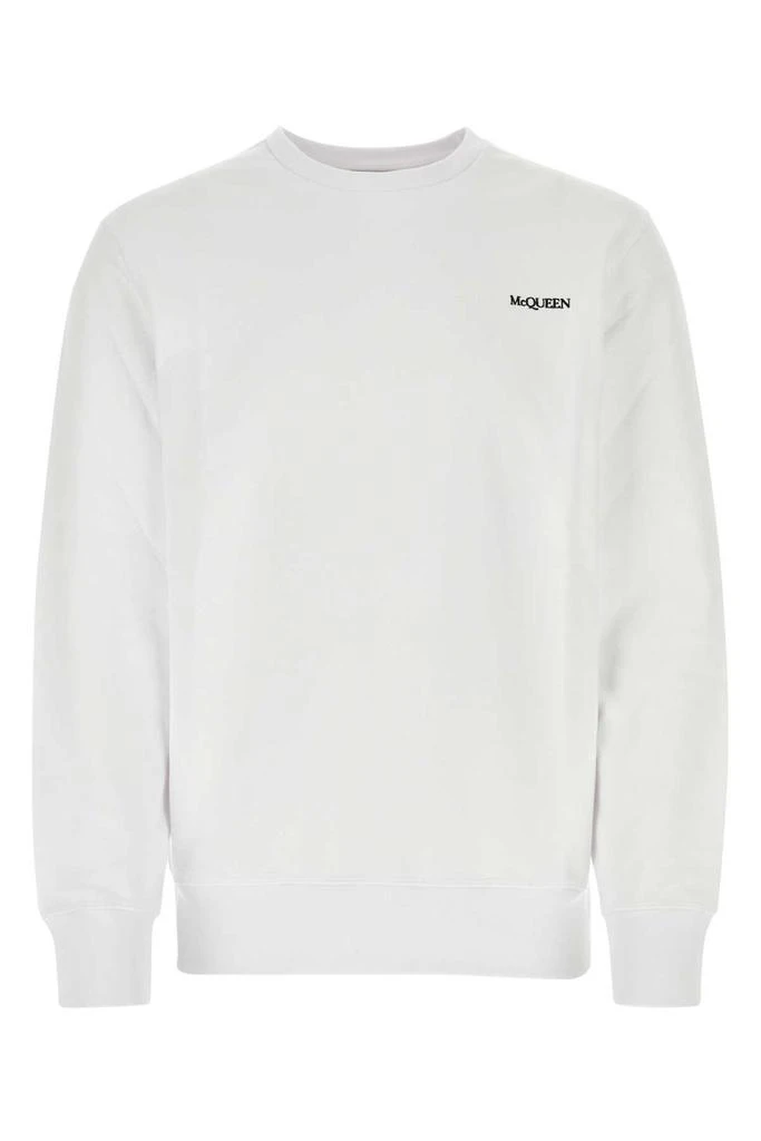 Alexander McQueen Alexander McQueen Logo Detailed Crewneck Sweatshirt 1