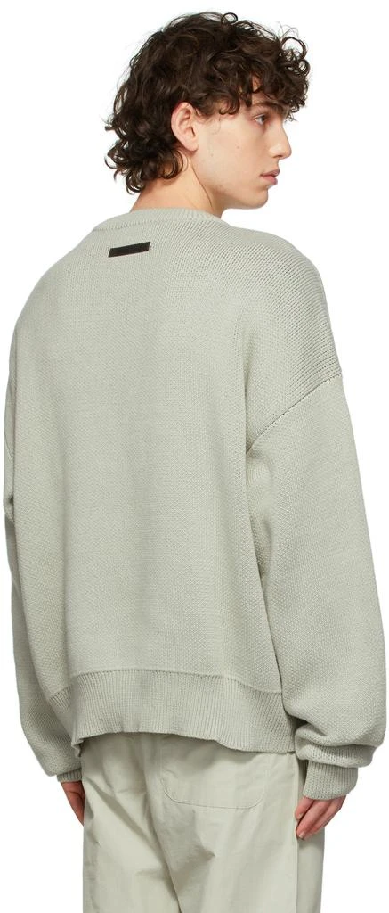 Essentials SSENSE Exclusive Green Knit Pullover Sweater 3