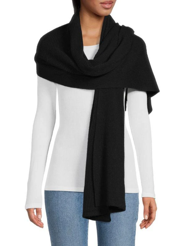 Portolano Ribbed Cashmere Wrap 1