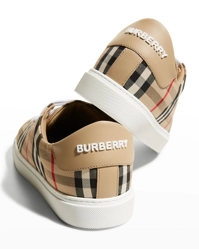 Burberry New Albridge Check Low-Top Sneakers 4