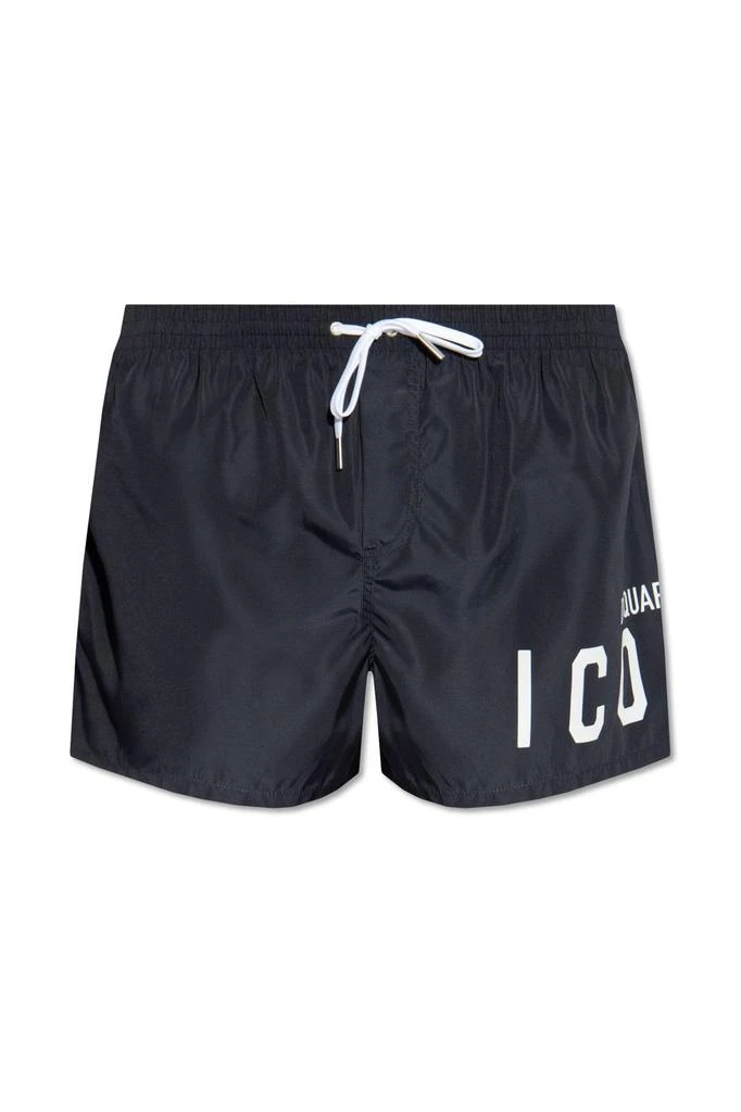 DSQUARED2 Dsquared2 Logo Printed Drawstring Swimming Shorts 1