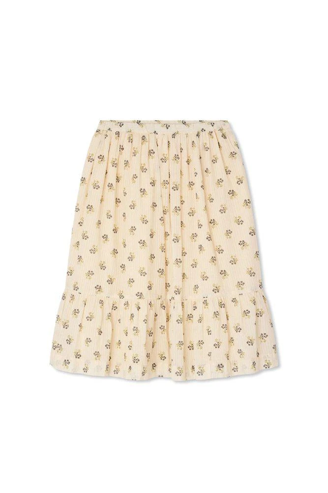 Bonpoint Bonpoint Farah Floral Patterned Ruffled-Hem Skirt