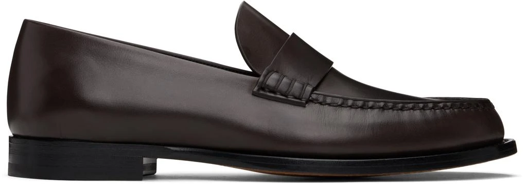 The Row Brown Novus Loafers 1