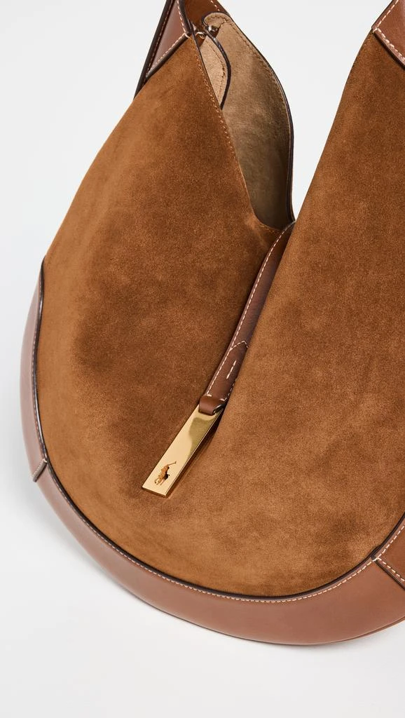 Ralph Lauren Suede Leather Shoulder Bag 4
