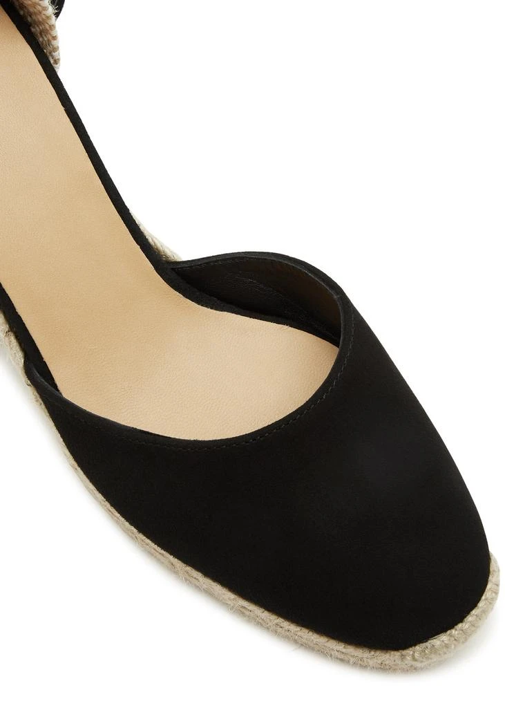CASTAÑER Carina 80 suede wedge espadrilles 4