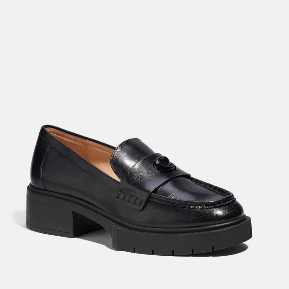 Coach COACH LEAH LEATHER LOAFERS 2