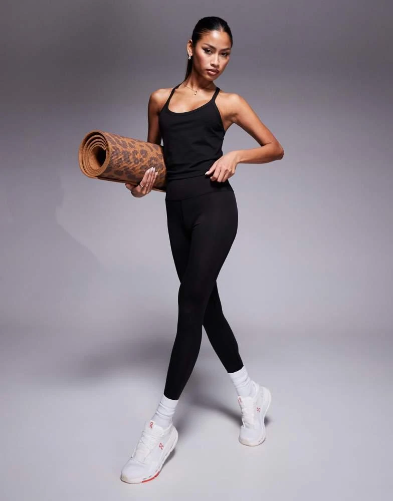 ASOS 4505 Icon bum sculpt high waist gym legging in black 1