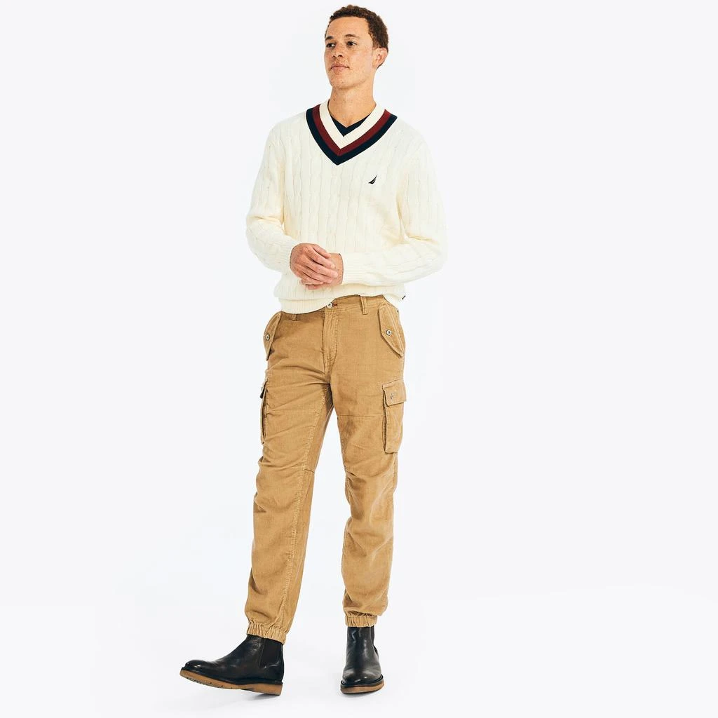 Nautica Mens Corduroy Cargo Jogger 3