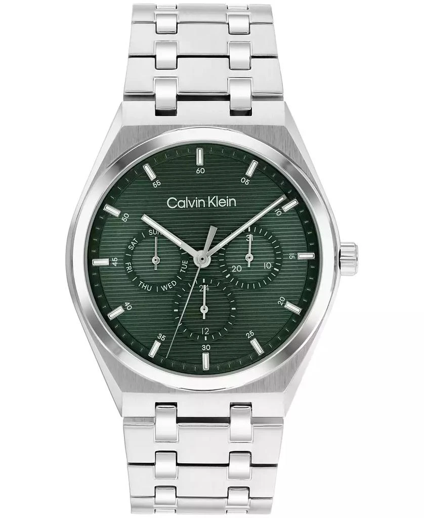 Calvin Klein Men's Silver Tone Stainless Steel Bracelet Watch, 39mm 1