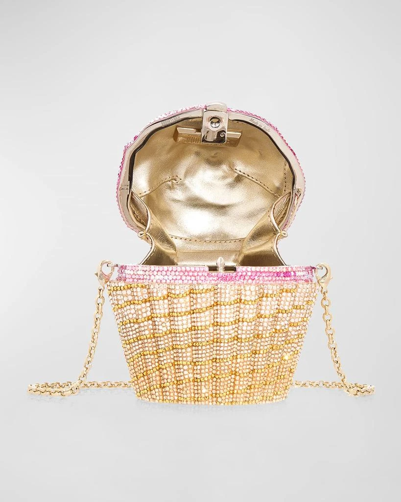 Judith Leiber Strawberry Cupcake Crystal Minaudiere 2
