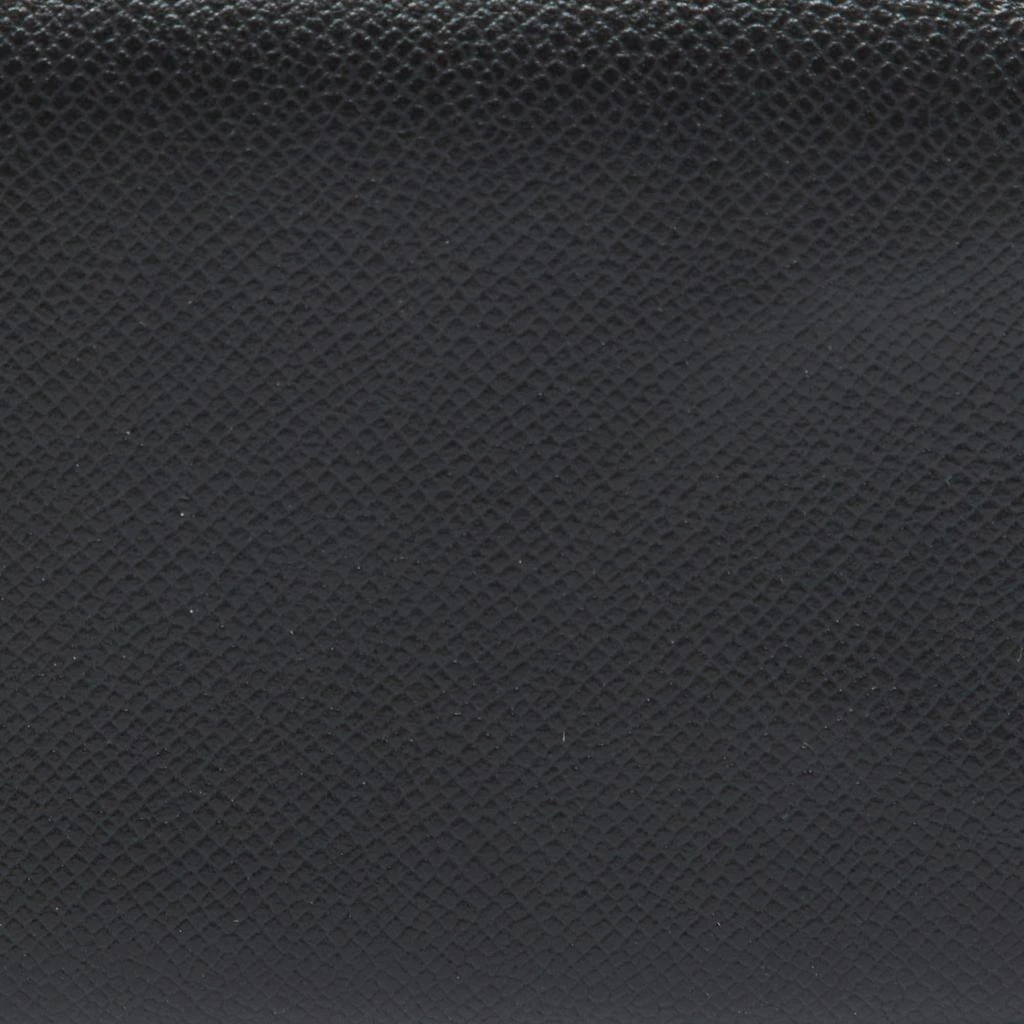 Hermes Hermes Black Madame Leather Calvi Card Holder 5