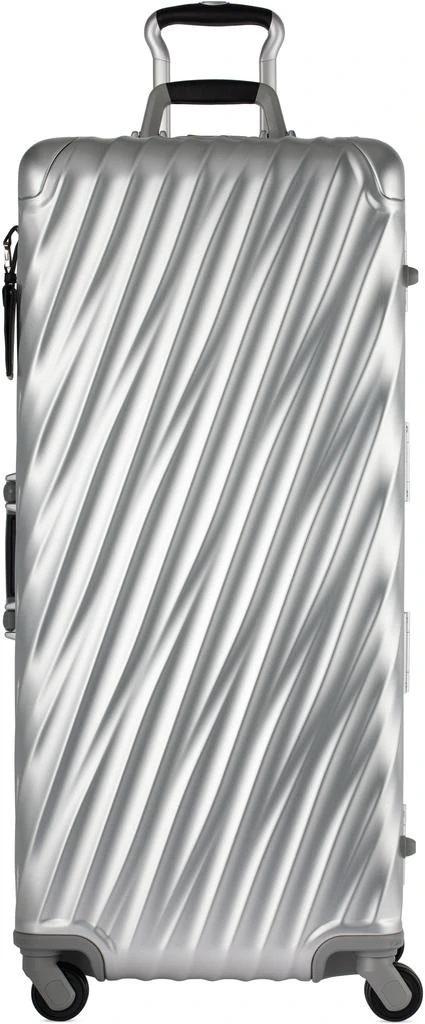 Tumi Silver 19 Degree Aluminum Rolling Trunk Suitcase 4