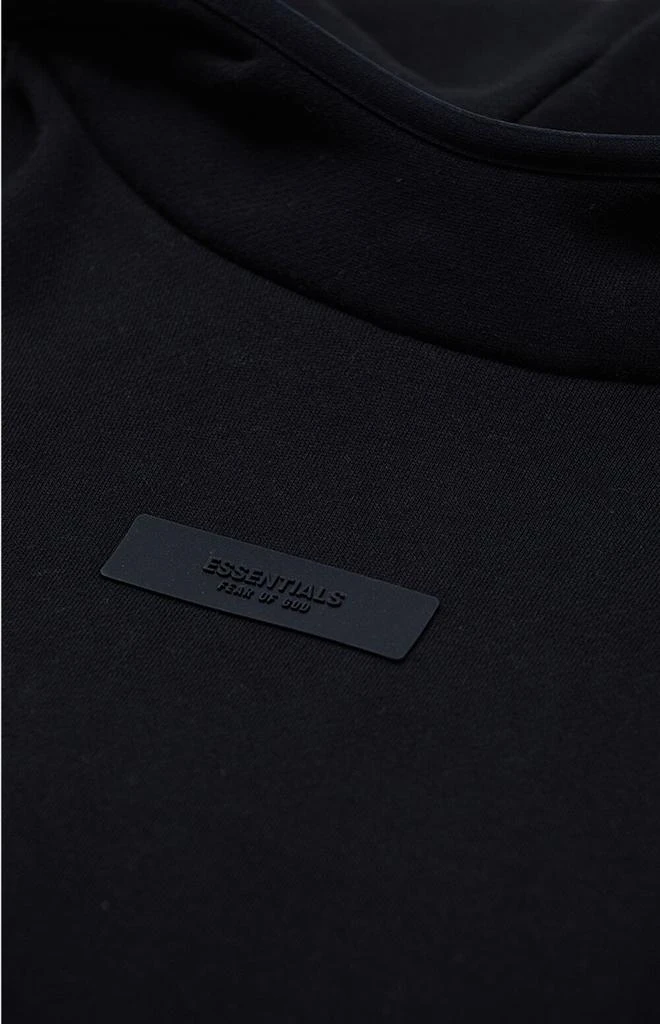 Essentials Jet Black Hoodie 7
