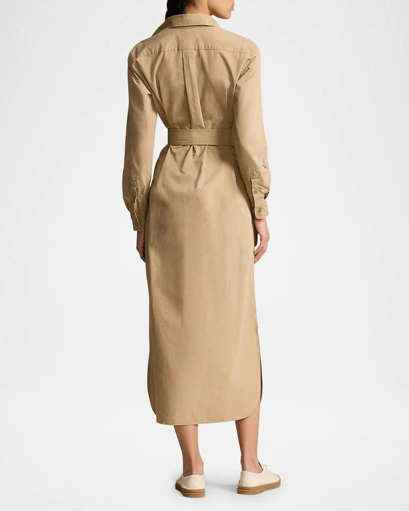 Ralph Lauren Belted Cotton Midi Shirtdress 3