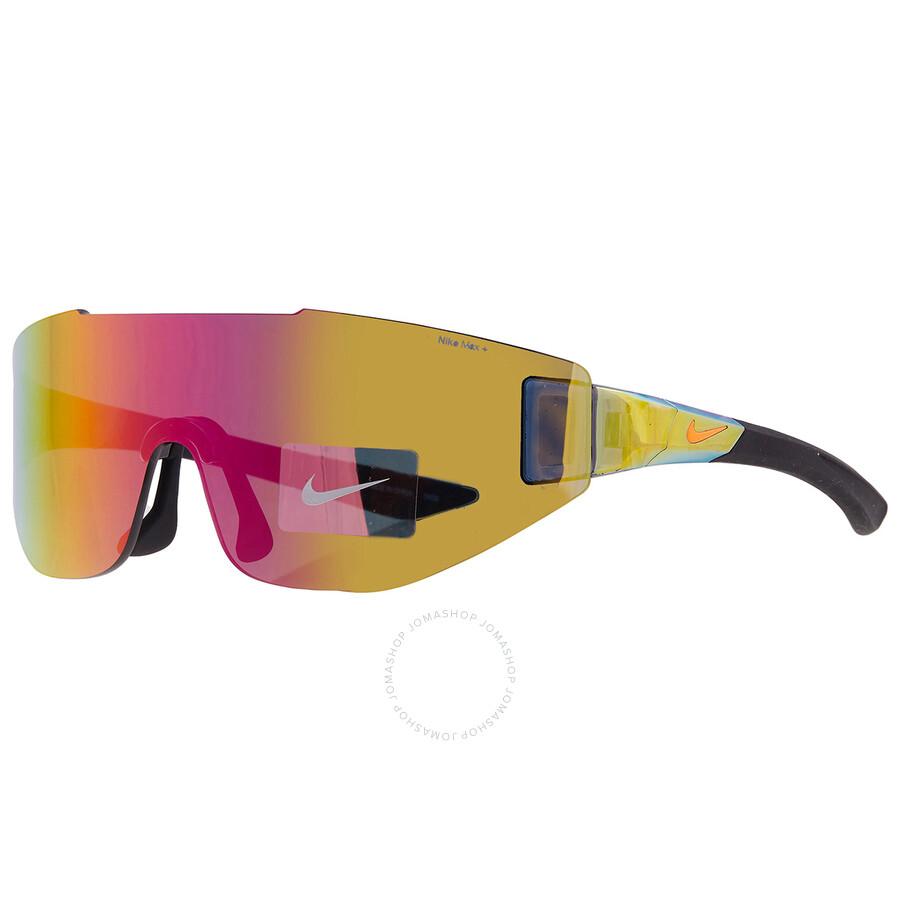 NIKE Orange Mirror Shield Unisex Sunglasses NIKE ATHENA EDGE IB3517X 010 69