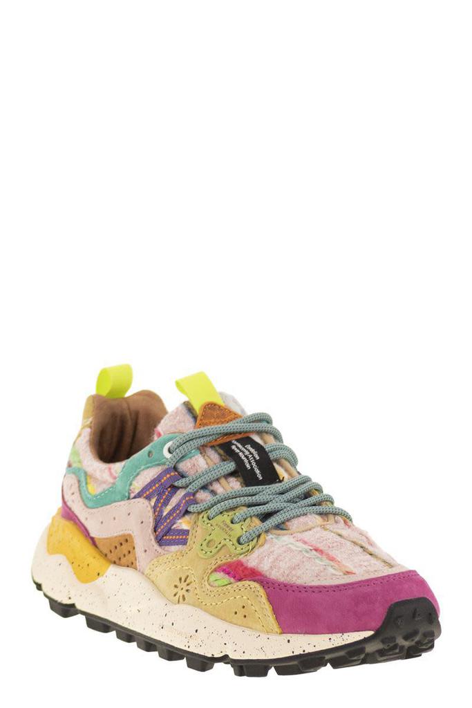 Flower Mountain Flower Mountain Yamano 3 - Sneakers In Suede And Technical Fabric