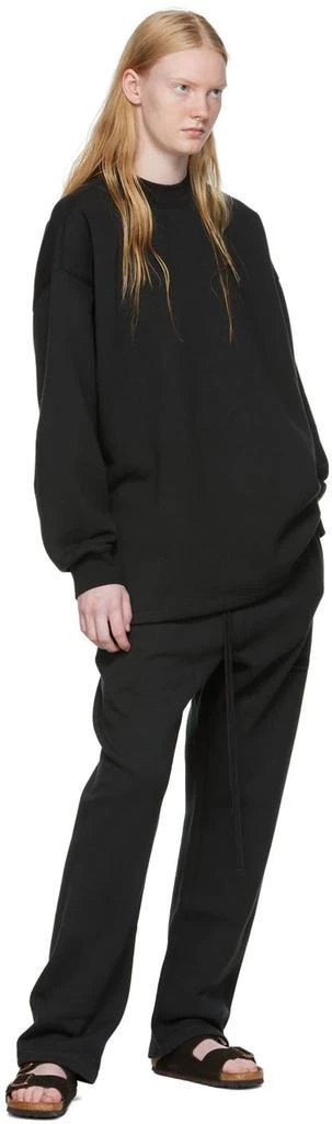 Fear of God ESSENTIALS Black Relaxed Sweatshirt 4