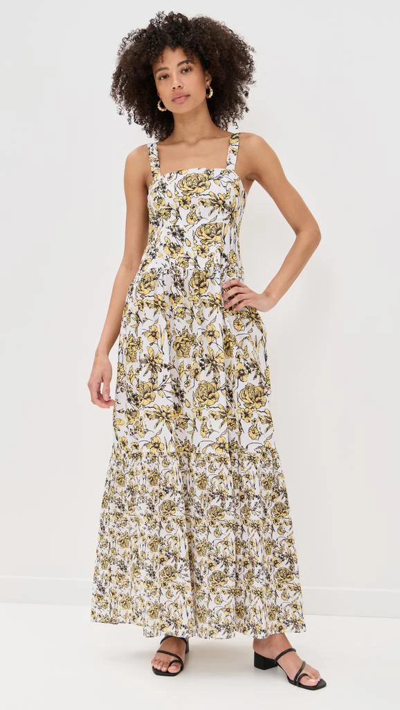 Playa Lucila Square Neck Maxi Dress 6