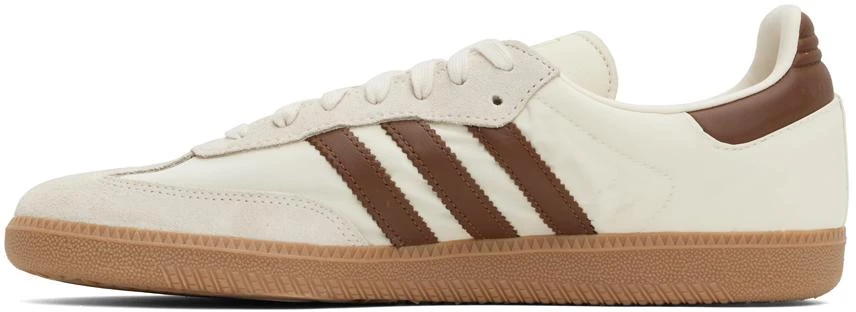 Adidas Brown & Beige Samba OG Sneakers 3