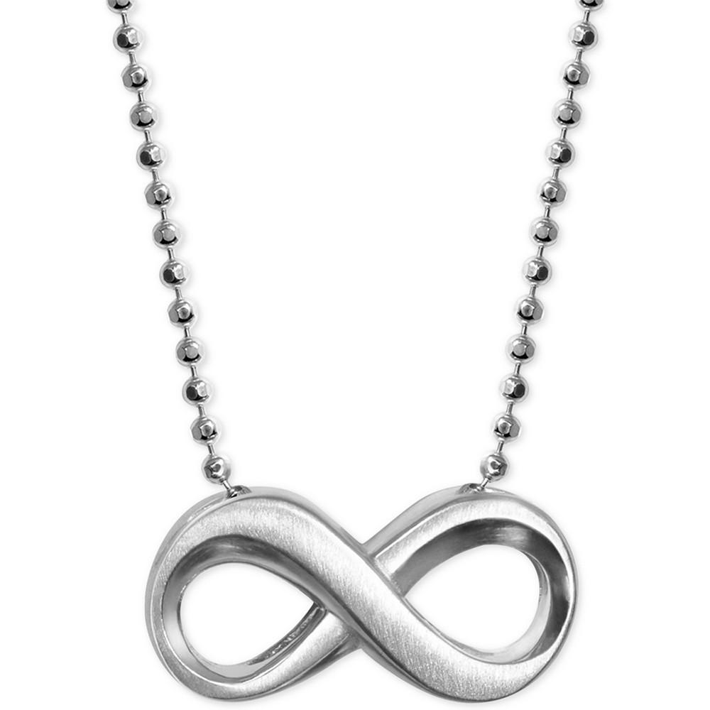 Alex Woo Infinity Pendant Necklace in Sterling Silver