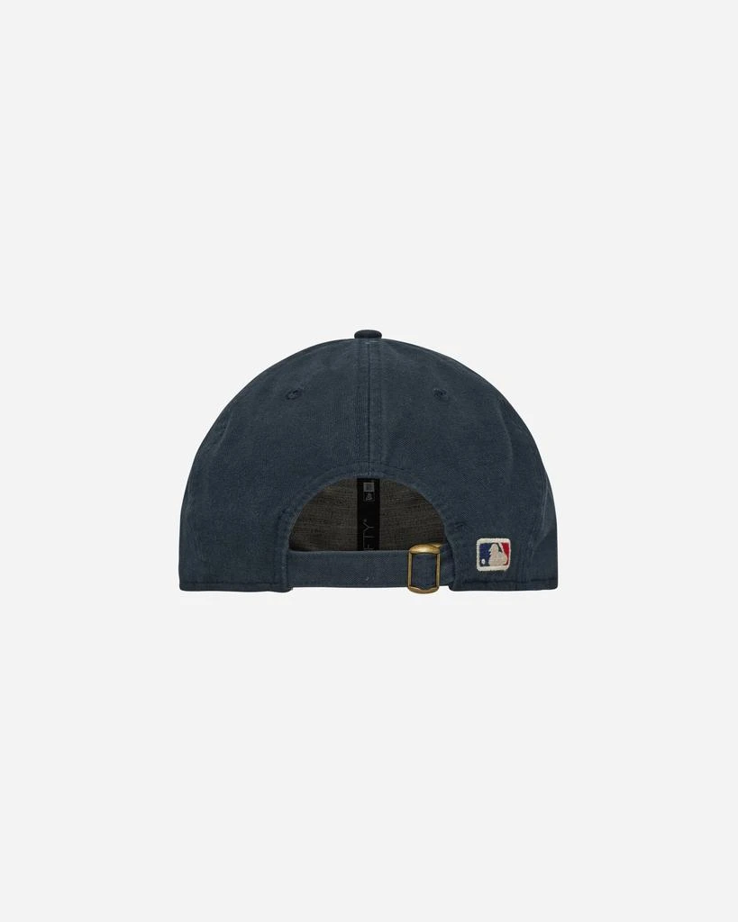 New Era New York Yankees Canvas Felt Logo Retro Crown 9FIFTY Strapback Cap Navy 4