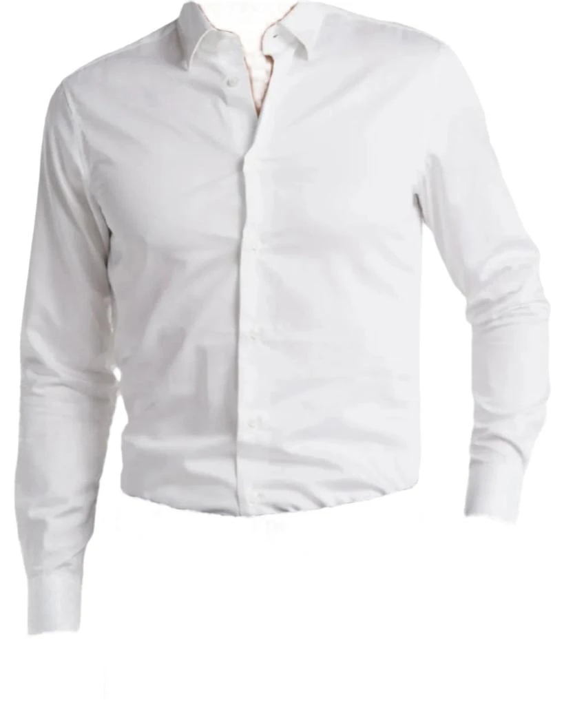 Shop by Roberto Cavalli Slim Fit Textured White Dress Shirt on Sale at  BeyondStyle  Get 86% Off by Roberto Cavalli Slim Fit Textured White Dress  Shirt with Limited-Time Flash Deals, Exclusive