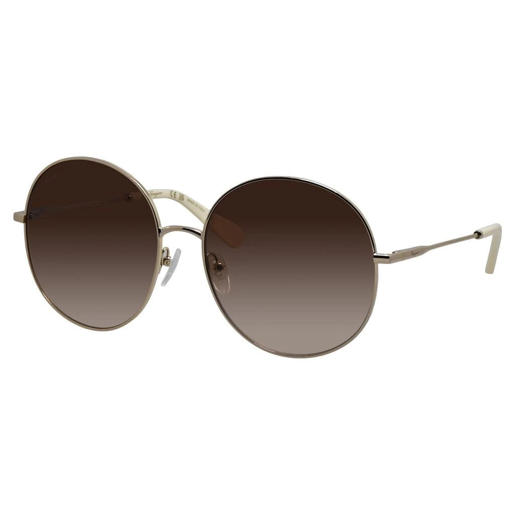 Salvatore Ferragamo Salvatore Ferragamo  SF 299S 703 60mm Womens Round Sunglasses 2