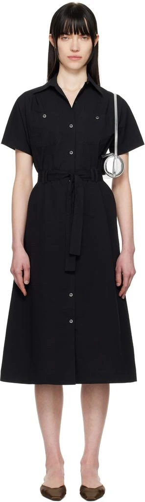 Black New Drew Midi Dress  On Sale Now with Up to 66% Off | Discover  Exclusive Deals & Savings at BeyondStyle  Authentic A.P.C. women|mid  length dresses with Limited-Time Discounts, Free