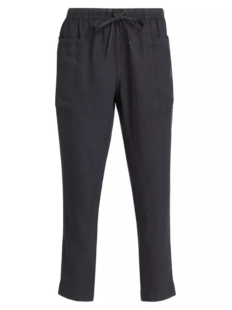Splendid Gia Drawstring Straight-Leg Crop Pants 1