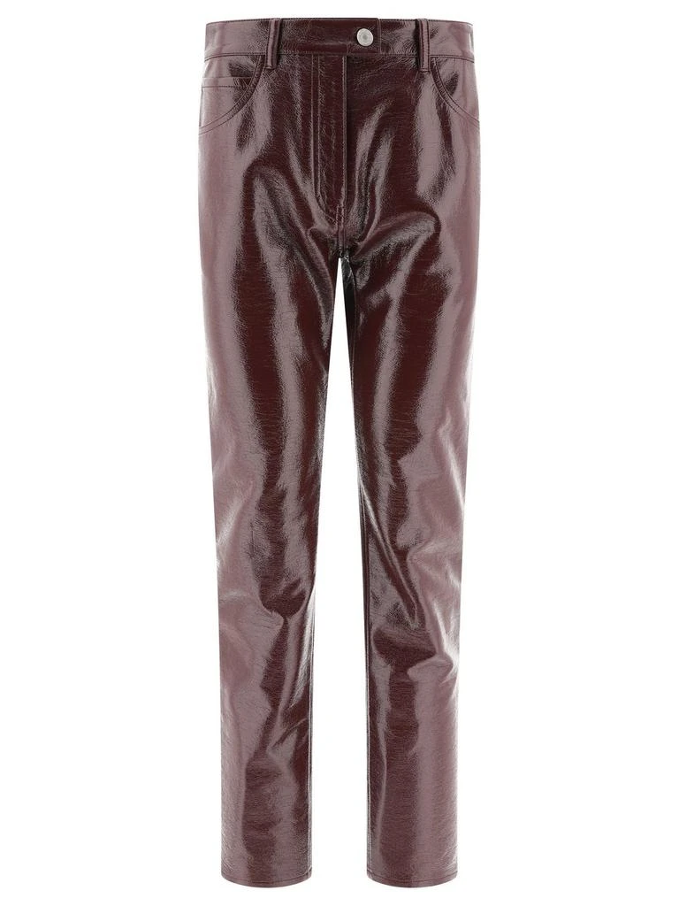 Courrèges Courrèges 5 Pockets Vinyl Effect Pants 1