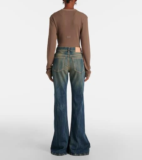 Acne Studios 2024F high-rise bootcut jeans 3