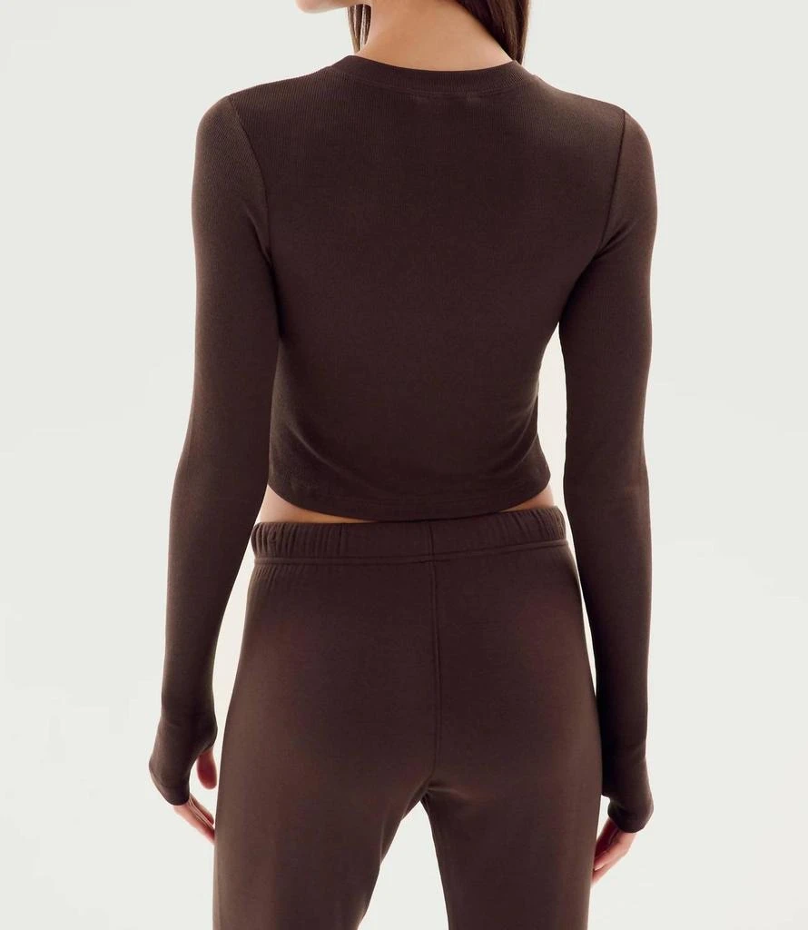 Splits59 Splits59 - Louise Rib Long Sleeve Top 2