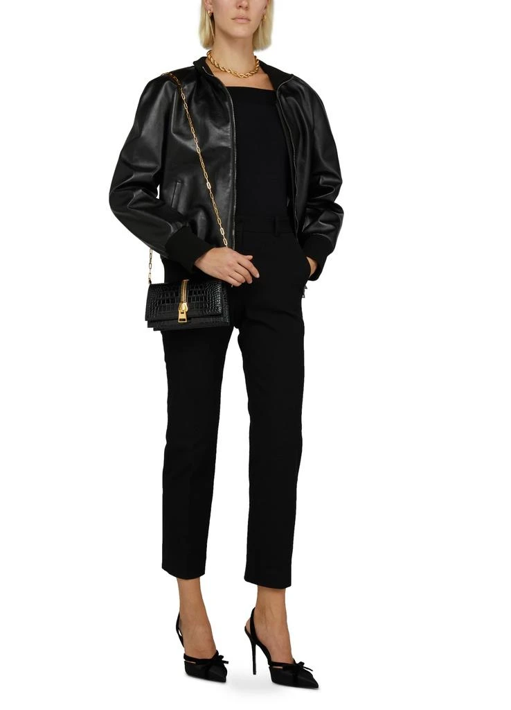 TOM FORD Satin and velvet slingback pumps 7