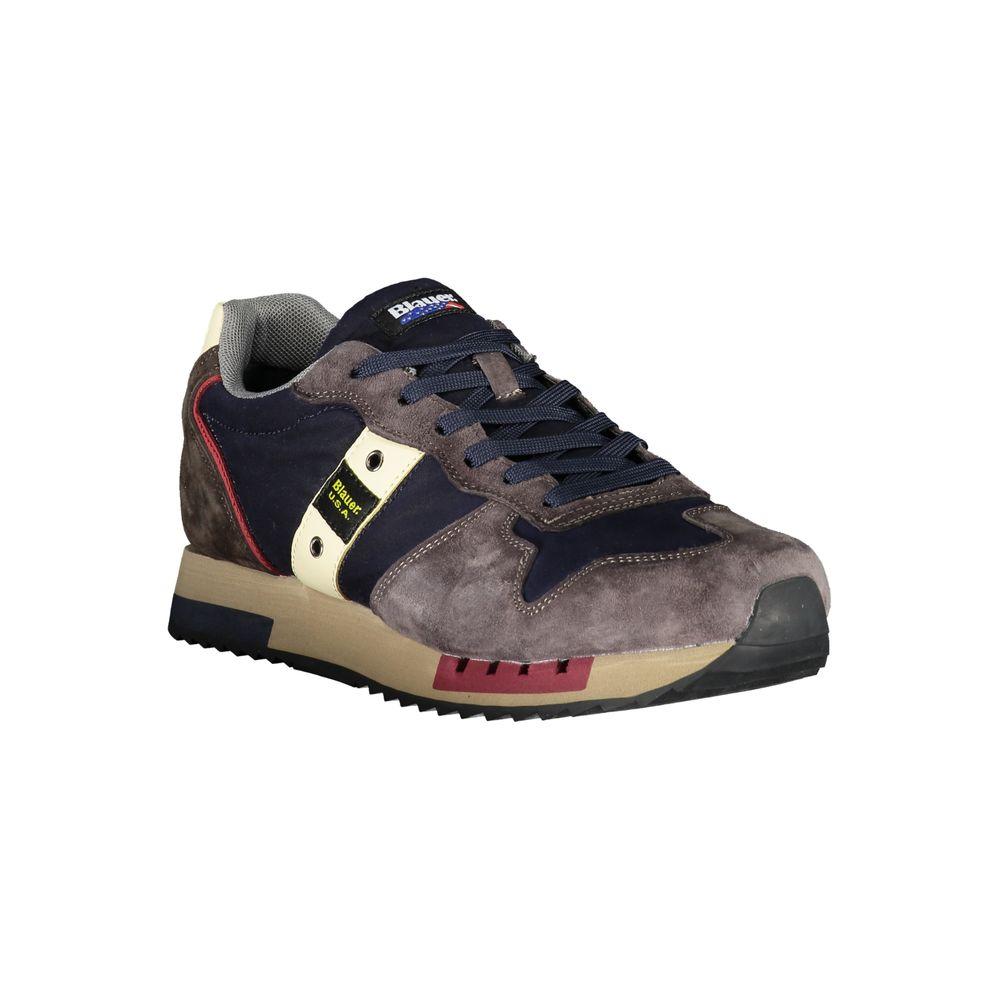 Blauer Blauer Sleek  Designer Sneakers with Contrast Men's Accents