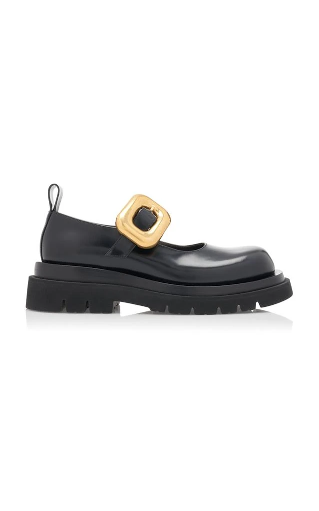 Bottega Veneta Bottega Veneta - Lug-Sole Vinyl Flats - Black - IT 35 - Moda Operandi 1