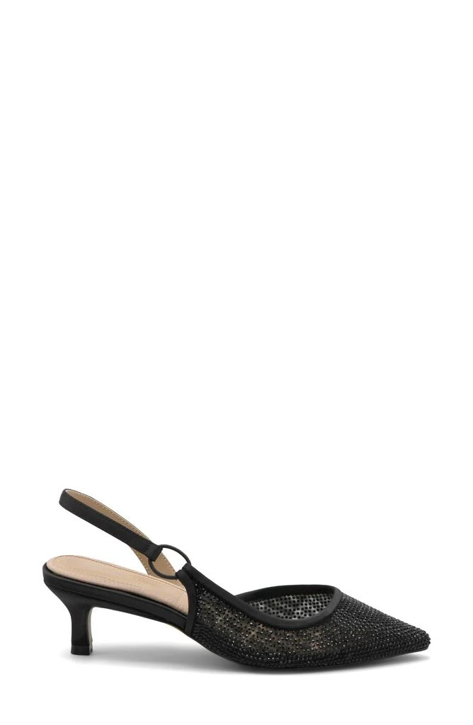 Adrienne Vittadini Snipe Slingback Rhinestone Pump 3