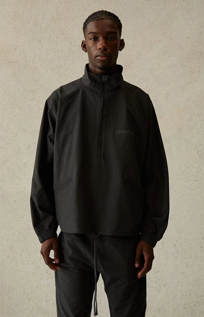 Essentials Black Half-Zip Jacket 3