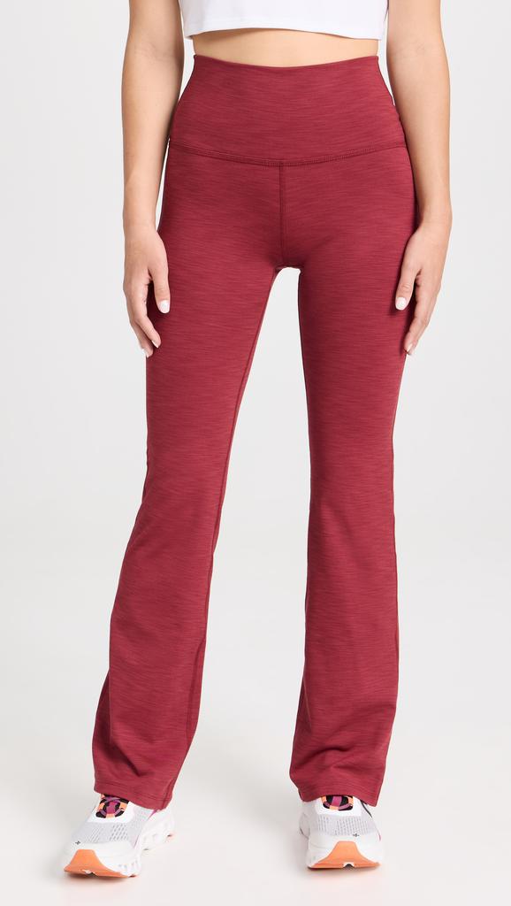 Beyond Yoga Heather Rib High Waisted Practice Pants