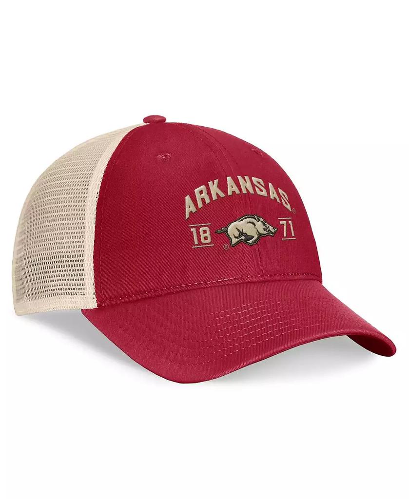 Top of the World Men's Cardinal Arkansas Razorbacks Heritage Waylon Trucker Adjustable Hat