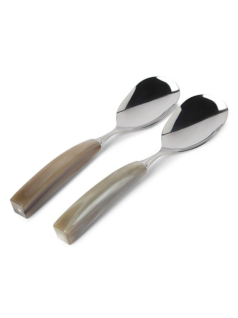 Brunello Cucinelli Buffalo Horn and Steel Risotto Serving Set