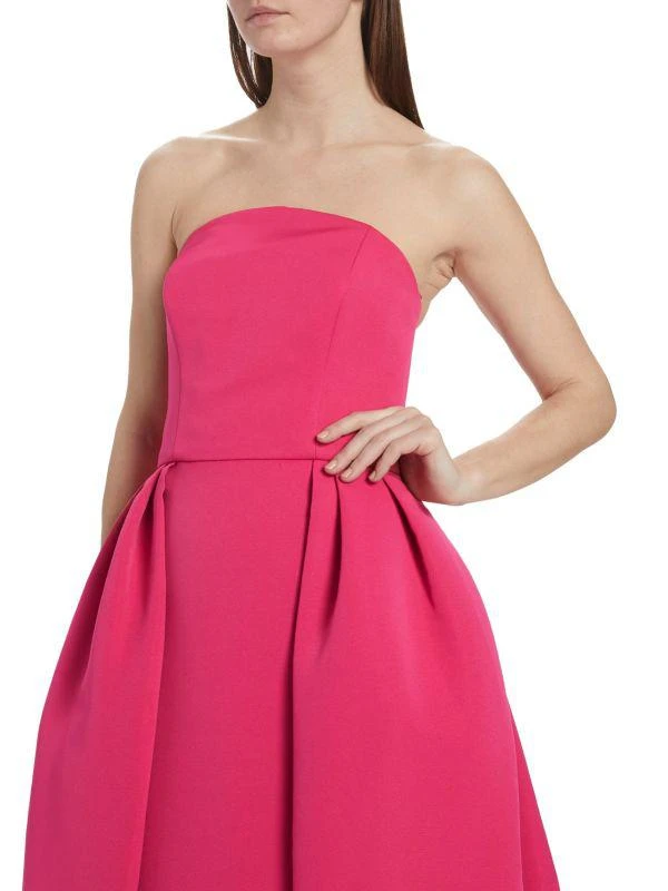 Amsale Arch Strapless High-Low Gown 4