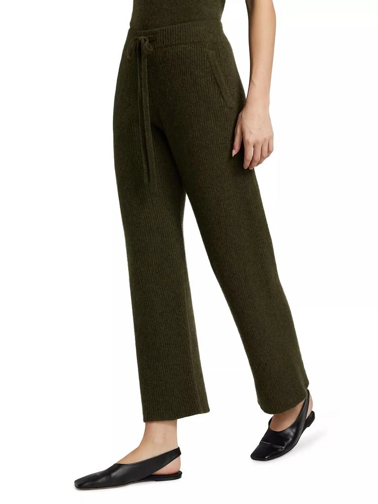 The Elder Statesman Cashmere Rib-Knit Lounge Pants 4