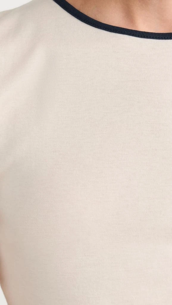 Vince Tipped Short Sleeve Crew Tee 6