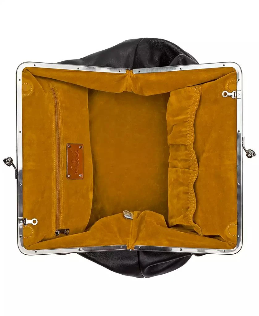 Patricia Nash Serafina Large Leather Kisslock Bag 6