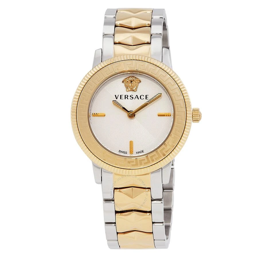 Versace Versace V-Tribute Quartz Silver Dial Two-Tone Ladies Watch VE2P00422 1